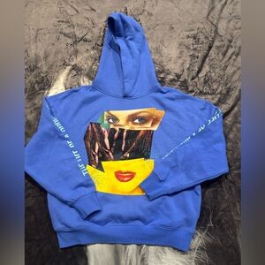 THE LIFE OF A SHOWGIRL VIOLET BLUE HOODIE